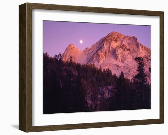 USA, California, Moonrise over the Backcountry of Sierra Nevada-Jaynes Gallery-Framed Premium Photographic Print