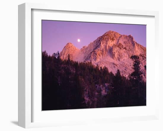 USA, California, Moonrise over the Backcountry of Sierra Nevada-Jaynes Gallery-Framed Premium Photographic Print