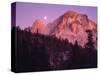 USA, California, Moonrise over the Backcountry of Sierra Nevada-Jaynes Gallery-Stretched Canvas