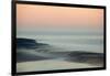 USA, California, Moro Bay. Morning fog on sand dunes and ocean.-Jaynes Gallery-Framed Photographic Print