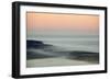 USA, California, Moro Bay. Morning fog on sand dunes and ocean.-Jaynes Gallery-Framed Photographic Print