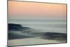 USA, California, Moro Bay. Morning fog on sand dunes and ocean.-Jaynes Gallery-Mounted Photographic Print