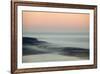 USA, California, Moro Bay. Morning fog on sand dunes and ocean.-Jaynes Gallery-Framed Premium Photographic Print