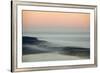 USA, California, Moro Bay. Morning fog on sand dunes and ocean.-Jaynes Gallery-Framed Premium Photographic Print