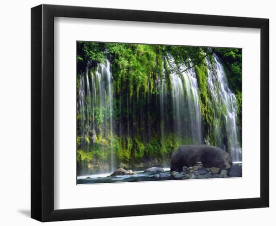 USA, California, Mossbrae Waterfall and the Sacramento River-Jaynes Gallery-Framed Photographic Print