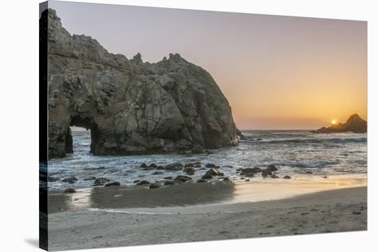 USA, California, Near Big Sur, Pfeiffer Beach Sunset-Rob Tilley-Stretched Canvas