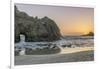 USA, California, Near Big Sur, Pfeiffer Beach Sunset-Rob Tilley-Framed Photographic Print