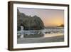 USA, California, Near Big Sur, Pfeiffer Beach Sunset-Rob Tilley-Framed Photographic Print