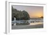 USA, California, Near Big Sur, Pfeiffer Beach Sunset-Rob Tilley-Framed Photographic Print