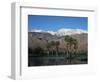 USA, California, Palm Springs, Reflection of San Jacinto Range in Lake-Zandria Muench Beraldo-Framed Photographic Print