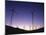 USA, California, Palm Springs, View of Wind Turbines at Sunset-Zandria Muench Beraldo-Mounted Photographic Print