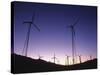 USA, California, Palm Springs, View of Wind Turbines at Sunset-Zandria Muench Beraldo-Stretched Canvas