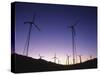 USA, California, Palm Springs, View of Wind Turbines at Sunset-Zandria Muench Beraldo-Stretched Canvas