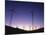 USA, California, Palm Springs, View of Wind Turbines at Sunset-Zandria Muench Beraldo-Mounted Photographic Print