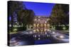 USA, California, Pasadena,Beckman Institute Reflecting Pool.-Rob Tilley-Stretched Canvas