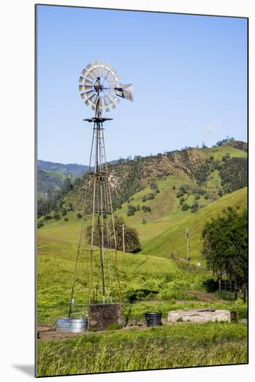 USA, California, Pinnacle National Park, Old Windmill-Alison Jones-Mounted Premium Photographic Print