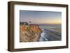 USA, California, Ranchos Palos Verdes. The lighthouse at Point Vicente at sunset.-Christopher Reed-Framed Photographic Print