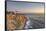 USA, California, Ranchos Palos Verdes. The lighthouse at Point Vicente at sunset.-Christopher Reed-Framed Stretched Canvas