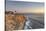 USA, California, Ranchos Palos Verdes. The lighthouse at Point Vicente at sunset.-Christopher Reed-Stretched Canvas