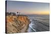 USA, California, Ranchos Palos Verdes. The lighthouse at Point Vicente at sunset.-Christopher Reed-Stretched Canvas