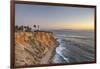 USA, California, Ranchos Palos Verdes. The lighthouse at Point Vicente at sunset.-Christopher Reed-Framed Photographic Print