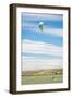 Usa, California, Rio Vista, Sacramento River Delta. Kiteboarder.-Merrill Images-Framed Photographic Print