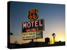 USA, California, Route 66, Barstow, Route 66 Motel-Alan Copson-Stretched Canvas