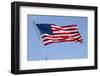 USA, California, San Diego. American flag waves above Liberty Station-Ann Collins-Framed Photographic Print