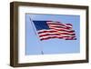 USA, California, San Diego. American flag waves above Liberty Station-Ann Collins-Framed Photographic Print