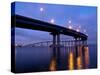 USA, California, San Diego, Coronado Bridge Curves over San Diego Bay-Ann Collins-Stretched Canvas