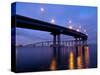 USA, California, San Diego, Coronado Bridge Curves over San Diego Bay-Ann Collins-Stretched Canvas