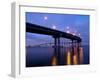 USA, California, San Diego, Coronado Bridge Curves over San Diego Bay-Ann Collins-Framed Photographic Print