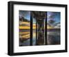 USA, California, San Diego, La Jolla. Long pier at Scripps Institution of Oceanography-Terry Eggers-Framed Photographic Print