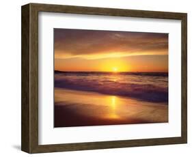 USA, California, San Diego. La Jolla Shores Beach Reflects the Sunset-Jaynes Gallery-Framed Photographic Print