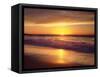 USA, California, San Diego. La Jolla Shores Beach Reflects the Sunset-Jaynes Gallery-Framed Stretched Canvas