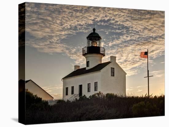 USA, California, San Diego. Old Point Loma Lighthouse at Cabrillo National Monument-Ann Collins-Stretched Canvas