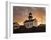 USA, California, San Diego, Old Point Loma Lighthouse at Cabrillo National Monument-Ann Collins-Framed Photographic Print