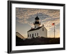USA, California, San Diego. Old Point Loma Lighthouse at Cabrillo National Monument-Ann Collins-Framed Photographic Print