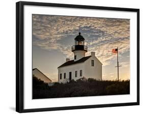 USA, California, San Diego. Old Point Loma Lighthouse at Cabrillo National Monument-Ann Collins-Framed Photographic Print