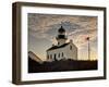 USA, California, San Diego. Old Point Loma Lighthouse at Cabrillo National Monument-Ann Collins-Framed Photographic Print