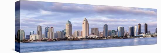 USA, California, San Diego, Panoramic view of city skyline-Ann Collins-Stretched Canvas