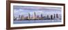 USA, California, San Diego, Panoramic view of city skyline-Ann Collins-Framed Photographic Print