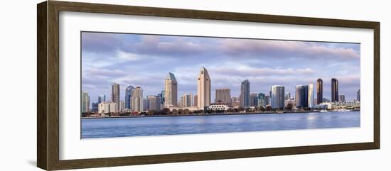 USA, California, San Diego, Panoramic view of city skyline-Ann Collins-Framed Photographic Print