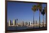 USA, California, San Diego. San Diego Skyline and Palm Trees-Kymri Wilt-Framed Photographic Print