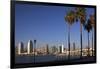 USA, California, San Diego. San Diego Skyline and Palm Trees-Kymri Wilt-Framed Photographic Print