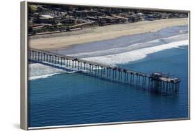 USA, California, San Diego. Scripps Pier, La Jolla Shores-Kymri Wilt-Framed Photographic Print