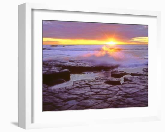 USA, California, San Diego, Sunset Cliffs Tide Pools, Pacific Ocean-Jaynes Gallery-Framed Premium Photographic Print