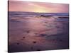 USA, California, San Diego, Sunset on Sand and Rocks-Christopher Talbot Frank-Stretched Canvas