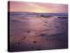 USA, California, San Diego, Sunset on Sand and Rocks-Christopher Talbot Frank-Stretched Canvas
