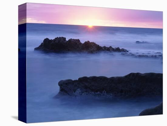 USA, California, San Diego, Sunset over the Pacific Ocean in La Jolla-Jaynes Gallery-Stretched Canvas